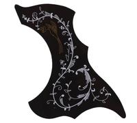 iFutniew Toppa di Protezione per Chitarra con Nero e, Adesivo Auto-Viscoso per Battipenna per Chitarra, Protezione per Chitarra