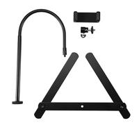 iFutniew Treppiede regolabile con supporto per cellulare, supporto per telefono in testa, supporto da tavolo per insegnamento online per streaming live