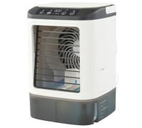 iFutniew Ventilatore Portatile da scrivania, atomizzazione ultrasuoni a Doppia spruzzatura, refrigeratore d'Aria Silenzioso a 3 velocità, Luce, Ventilatore Elettrico per la casa