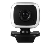 iFutniew Videocamera per computer, USB 2.0 Free Drive Desktop Notebook Video con microfono Microfono Live Class Webcam (grigio argento)