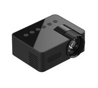 iFutniew YT100 Mini proiettore domestico, portatile, nero, LCD, USB, proiettore multifunzione per telefoni cellulari wireless