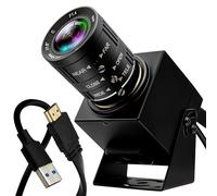 IFWATER 60fps HDMI USB Camera 4K ad alta velocità USB3.0 HDMI Uscita simultanea PC Webcam 3.6-10mm 3X Zoom Manuale Obiettivo Close up Fotocamera per Computer TV Proiettore Monitor Applicazione