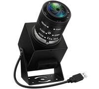 IFWATER Webcam da 48 MP 8K Ultra HD USB Camera 3.6-10mm Obiettivo zoom manuale 3X per computer Lightburn Close-up per incisore laser Plug and Play Scansione documenti Riconoscimento facciale