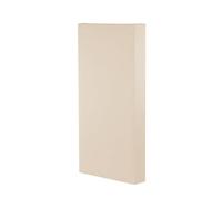 IG Acoustics AcousticBalance 211 - Assorbitore acustico a banda larga, 120 x 60 x 11 cm, assorbitore acustico, pannello acustico, tenda da soffitto (beige, 100 x 50 x 11 cm)