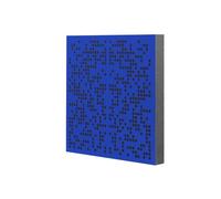 IG Acoustics - Schiuma Edition - Fondotinta - Pannello in schiuma acustica - Assorbitore e diffusore (blu, 50 x 50 x 6 cm)