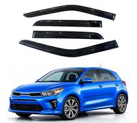 IG - Visiera per finestrino per Kia Rio 2018-2023 Hatchback, parapioggia con nastro adesivo extra resistente per la ventilazione laterale del sole, deflettore per finestra stile Mugen, 2018 2019 2020