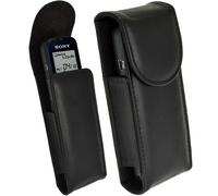 igadgitz U2468 Nero Vera Pelle Custodia Case Cover Compatibile con Sony ICD- Registratore Digitale Vocale