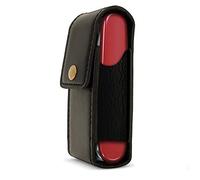 iGadgitz U4780 Nero Vera Pelle Custodia Case Cover Compatibile con Swiss Coltelli Multiuso (Compatibile con Victorinox)