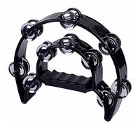 igadgitz Xtra U7236 Tamburello a Doppia Mezzaluna - Nero