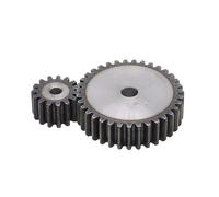 IGASHI macchinari Pignone Industriale Ingranaggio cilindrico 2,5 M Modulo 10-25 Denti in Acciaio Nessun Passo Pignone cilindrico Passo 7,85 mm profondità Dente 5,625 mm (Size : 18 Teeth)