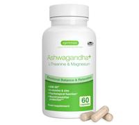 Igennus Ashwagandha KSM-66 Complex 600mg con L-Teanina e Magnesio, Vegano