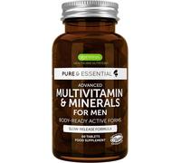 Multivitaminico Metilato Completo Uomo, Integratore MTHFR con Vitamine B Attive, Licopene, Zinco e Vitamina D3. Supporta Sistema Immunitario, Energia, Cuore e Cervello. 60 compresse vegane - Igennus