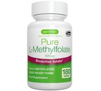 Igennus Metilfolato Puro 400 mcg 5 MTHF 180 Compresse Vegane Forma Attiva Acido