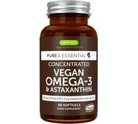 Igennus Omega 3 Vegano in Trigliceridi Naturali Con Astaxantina, Olio Di Alghe C