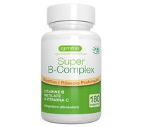 Igennus Super B Complex - Complesso Vitamina B Metilato con Metilfolato e B12 Metilcobalamina, 180 Compresse Vegane ad Alto Dosaggio e Alta Biodisponibilità, Rilascio Prolungato, Ingredienti Puri
