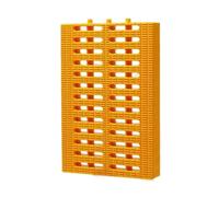 IGGLL Canale di drenaggio, Canale di drenaggio, griglia di drenaggio for grondaie Esterne, Piastra di Trincea con Copertura for Una Gestione efficiente dell'Acqua(Yellow,20 * 30 * 2.5cm)
