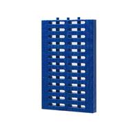 IGGLL Canale di drenaggio, Canale di drenaggio, griglia di drenaggio for grondaie Esterne, Piastra di Trincea con Copertura for Una Gestione efficiente dell'Acqua(Blue,30 * 30 * 2.5cm)