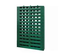 IGGLL Canale di drenaggio, Canale di drenaggio, griglia di drenaggio for grondaie Esterne, Piastra di Trincea con Copertura for Una Gestione efficiente dell'Acqua(Green,30 * 30 * 2.5cm)