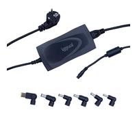 iggual - Alimentatore Universale per computer portatile 150 W. -6 connettori DC,Compatibile con computer Lenovo, HP, ASUS, Acer, MSI. Adattatore di alimentazione per Laptod. (CUA-6T-150W)