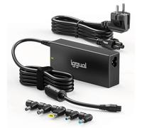iggual - Alimentatore Universale per computer portatile da 120 W. -5 connettori DC, compatibile con computer Lenovo, HP, ASUS, Acer, MSI. Adattatore di alimentazione per Laptod (CUA-5T-120W)