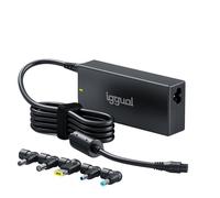 iggual - Alimentatore Universale per computer portatile da 120 W. -5 connettori DC, compatibile con computer Lenovo, HP, ASUS, Acer, MSI. Adattatore di alimentazione per Laptod (CUA-5T-120W)