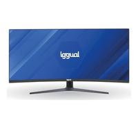 iggual Monitor UltraWide Curvo 34" 21:9 WQHD 3440x1440px, 165Hz, FreeSync, HDR, R1500, VA, 2xHDMI 2xDP, VESA 75x75, regolabile inclinazione e rotazione
