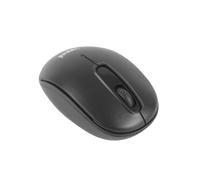 iggual Mouse wireless WOM-STANDARD-3D 1000 dpi - Mouse ottico 2,4 GHz con nano ricevitore USB, ergonomico ambidestro, 3 pulsanti, Plug & Play, compatibile con Windows Mac Linux, nero