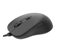 iggual OFFICE-ELITE-PRO-6D - Mouse ottico ergonomico con 6 pulsanti, DPI regolabile, cavo da 1,5 m, Plug & Play, compatibile con Windows, Mac, Linux, Android, colore nero