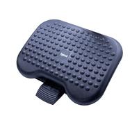 iggual - Poggiapiedi da Ufficio ergonomico, Regolabile in Altezza e inclinazione, Supporto Piedi per scrivania, Grande Area di appoggio 46 x 34 cm, Nero