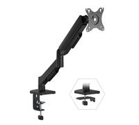 iggual Supporto monitor articolabile. - Fissaggio a clip, per monitor da 17" a 32". Supporta massimo 9 kg. - Regolabile: altezza, inclinazione, rotazione e rotazione compatibile schermi curvi