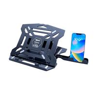 iggual - Supporto per ascensore portatile. - 8 posizioni inclinazione fino a 45°. Supporto per portatile fino a 17" e 20 Kg-Leggero-Pieghevole-Antiscivolo- Supporto per cellulare incluso. (sinistra o