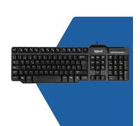 iggual Tastiera CK-ID-DNI SMARTcard con lettore di carte d'identità SIP integrato. Layout QWERTY spagnolo 105 tasti. Connessione USB. Compatibile con Windows