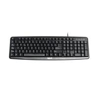 iggual - Tastiera con Cavo CK-Basic-105T | Tastiera per Computer, Modello Basic - Tastiera con Connessione USB - Compatibile con Windows, macOS, Linux - Pc Portatile - Colore Nero