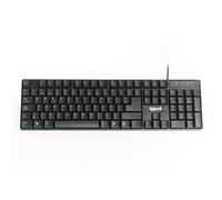 iggual - Tastiera con filo CK-Frameless-105T | Tastiera per computer della gamma Frameless- Tastiera Connessione USB - Compatibile con Windows, macOS, Linux - Computer Portatile - Colore Nero