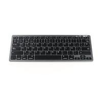 Iggual - Tastiera Wireless Ultra Slim TKL-BT | Compatibile con Windows, MacOS e Android - PC Portatile - Colore Nero
