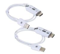 iggual Trasmettitore Ricevitore HDMI Wireless Full HD, 5,8 GHz, fino a 8 trasmettitori per ricevitore, connessione USB + HDMI, presentazioni, Aule, Streaming e intrattenimento senza cavi.