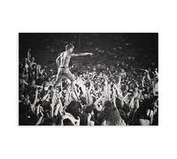 Iggy Pop Live Poster su tela decorazione per camera da letto sport paesaggio ufficio camera regalo senza cornice 20 x 30 cm