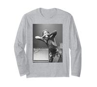 Iggy Pop of The Stooges Live da Virginia Turbett Maglia a Manica