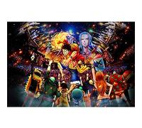 IGHSNZUH Anime One Piece 1000 Pezzi Puzzle Intellettuali in Legno per Adulti Set Di Puzzle per Famiglia Puzzle in Cartone Brain Challenge Puzzle per Bambini Bambini Adulti