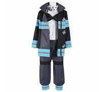 IGHSNZUH Costume Manga Fire Force Cosplay Tamaki Kotatsu, Set Uniformi valorosi da Donna for Anime esegui Cosplay(XXL)