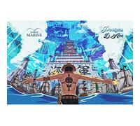 IGHSNZUH One Piece Anime Jigsaw Puzzle 1000 Pezzi Puzzle Intellettuale in Legno Regalo Giocattoli Anime Poster Immagine Artistica da Parete per la Decorazione Domestica Regalo Di Compleanno per la F