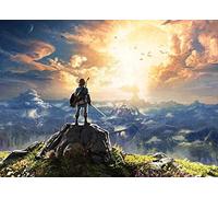 IGHSNZUH Puzzle da 1000 Pezzi Antistress per Adulti Casual The Legend Of Zelda-Breath Of The Wild Adolescenti Bambini Educazione Intelligenza Classico Gioco Di Sfida con la Carta Impossibile