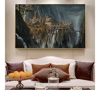 IGHSNZUH Puzzle Puzzle, 1000 Pezzi in Legno il Signore Degli Anelli Gran Burrone Fairyland Film Hd Puzzle Fai da Te Di Alta Qualità, Puzzle Educativi Giochi per Bambini Adulti