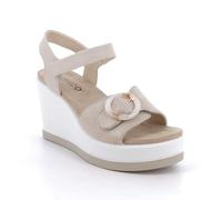 IGI&Co 1173022 Sandali Donna Zeppa con Plantare in Pelle Beige 40