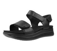IGI&Co 1174855, Sandali con zeppa da donna nero con strap