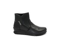 IGI&Co 66586 Nero Scarpe Donna Stivaletti Tronchetti Pelle Zip Goretex 38