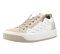 IGI&Co 7656466 Avorio Bianco Scarpe Donna Sneakers Lacci Pelle Zip 40