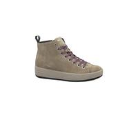 IGI&Co 8668222 Cognac Marrone Scarpe Donna Sneakers Alte Lacci Zip camoscio Zeppa 39