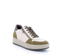 IGI&CO 8668411 BEIGE VERDONE Sneakers Stringate Pelle Donna Plantare Estraibile