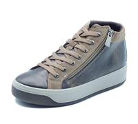 IGI&Co 8670011 Laminato Taupe Sneakers con Zeppa Bassa per Donna in Pelle con Lampo e Lacci (Taglia 39)